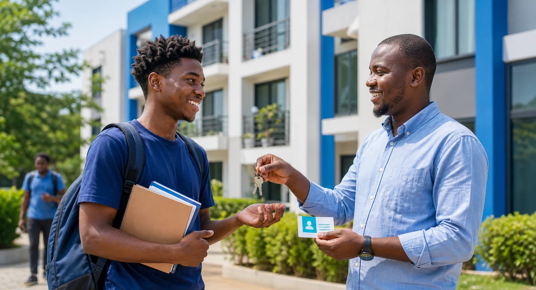 Student sharing a trusted landlord contact